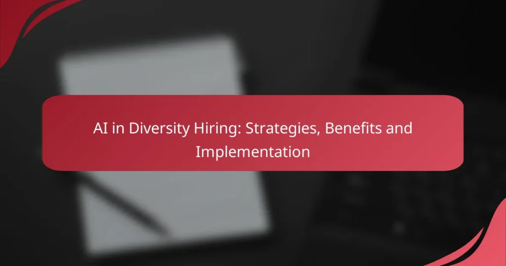 AI in Diversity Hiring: Strategies, Benefits and Implementation